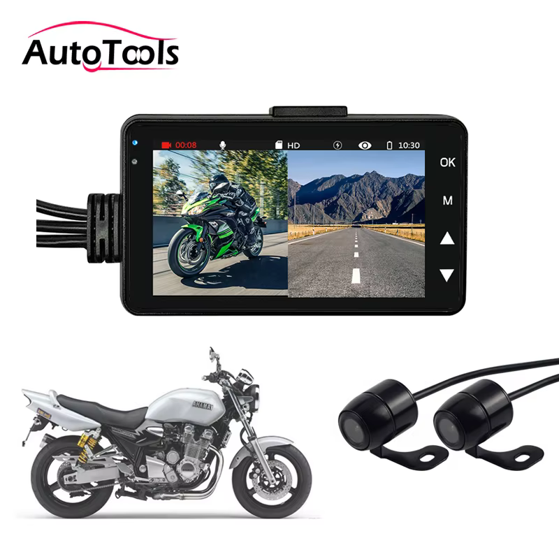 Moto DVR Caméra Moteur Dash Cam avec touristes Avant Arrière Enregistreur Hurbike Cam KY-MT18