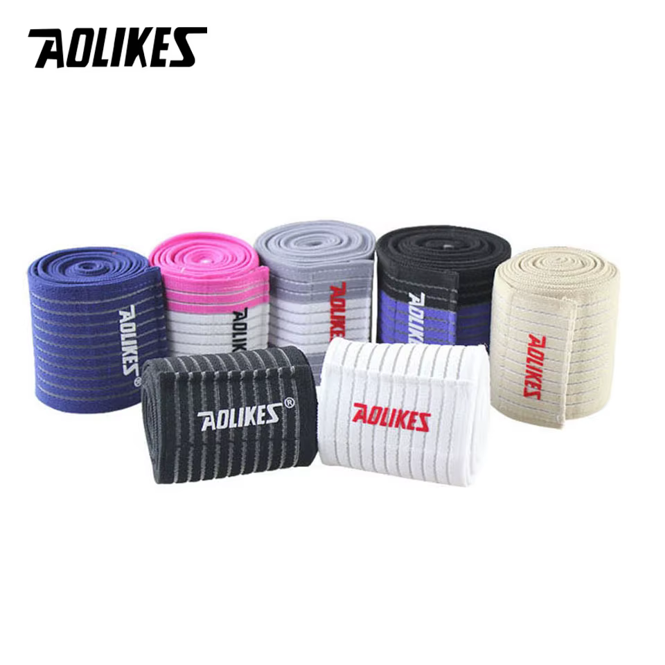 AOLIKES 1 pièces coton élastique pansement main Sport bracelet gymnastique soutien poignet orthèse e