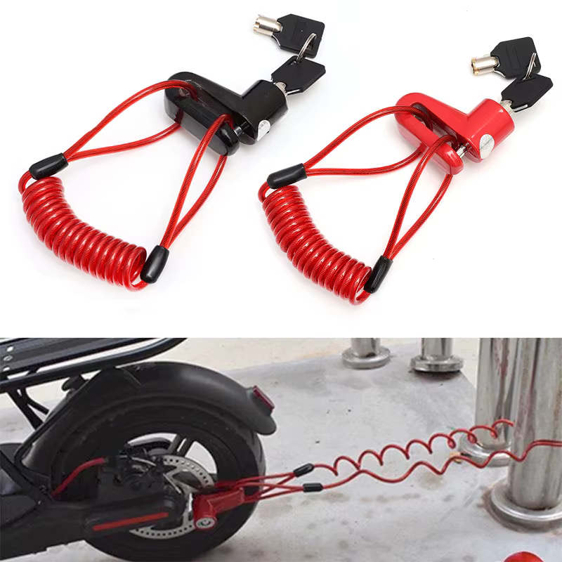 Verrouillage des freins à disque avec fil d'acier pour Scooter électrique Xiaomi M365 1S Pro, protec