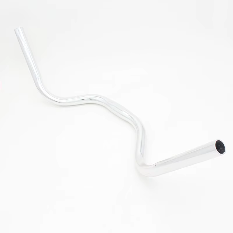 Guidon de vélo en alliage d'aluminium, guidon incurvé, poignées horizontales, grandes hirondelles, p