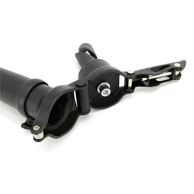 Tige de vélo électrique pliante à Double Section, partie de 22.2mm 25.4mm, fourche pliable à gauche,
