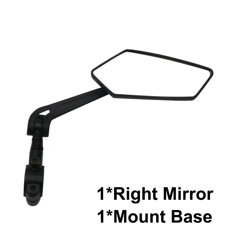 Rétroviseur de vélo, clair, large gamme, réflecteur de vue arrière, guidon réglable, miroir gauche d