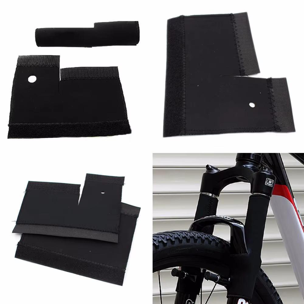 Protecteur de cadre de vélo, 1 paire, pour chaîne, vtt, fourche de protection avant