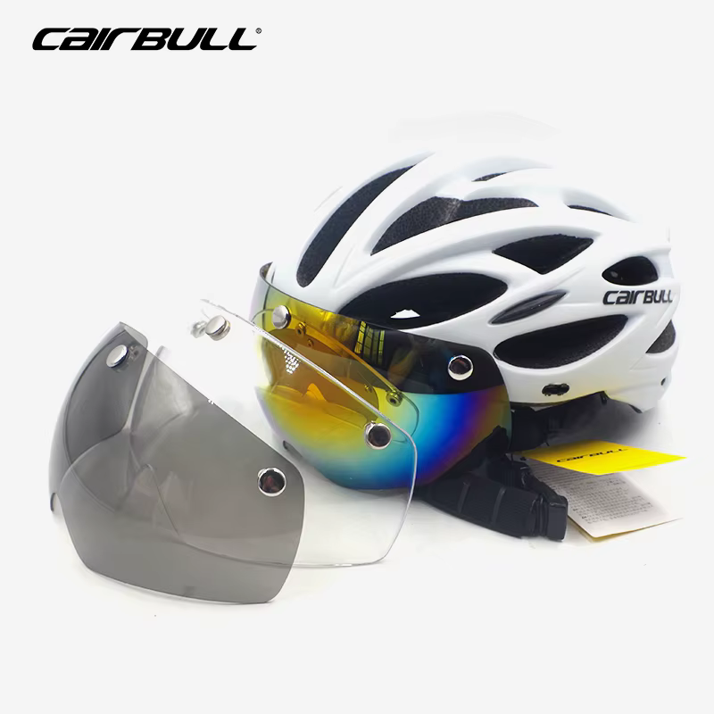 Casque de cyclisme léger route vtt VTT vélo Led casque L pour hommes femmes visoré casque de vélo Ca