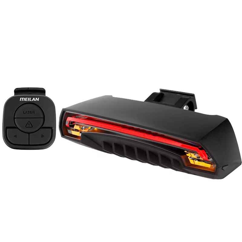 Meilan X5 sans fil vélo vélo feu arrière Laser feu arrière frein intelligent USB Rechargeable access