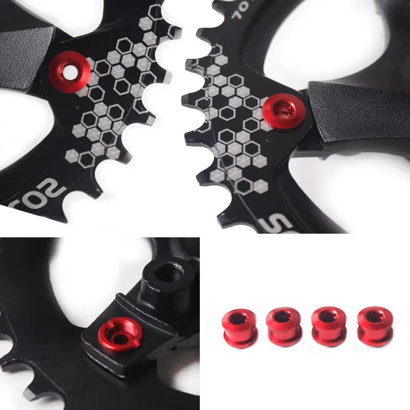 BUCKLOS – vis de plateau de vélo en alliage d'aluminium, pour pédalier simple/double, 6.5mm, 8.5mm,