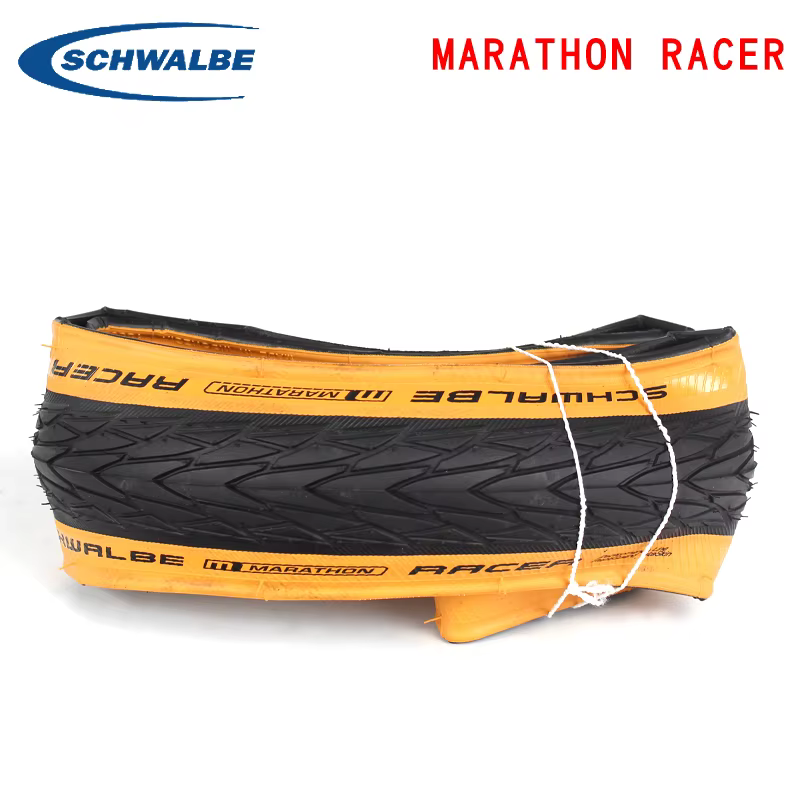 Schwalbe-Pneu de vélo Marathon Inboulon 35-349, 16 ", 16x1, 1, 3, Côté jaune ultra léger pour pneus