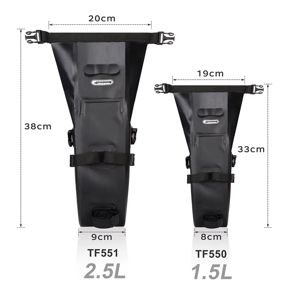 Rhinowalk Sac de Selle de Vélo, Entièrement Étanche pour le Cyclisme, VTT, Outils de Réparation de R