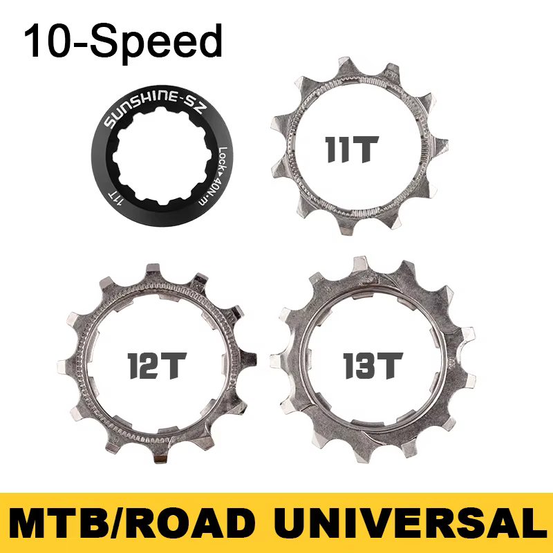 Roue libre de vélo de route et vtt, 8 9 10 11 12 vitesses 11T 12T 13T, pignons de Cassette, accessoi