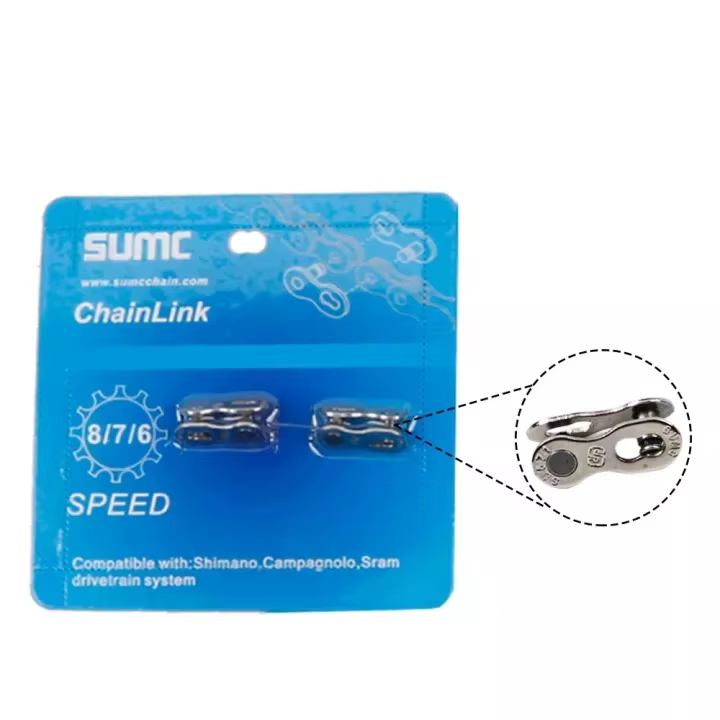 Chaîne de vélo SUMC à maillons rapides 12V, chaîne VTT 11V 10V 9V 8V, maillons de puissance actuels 
