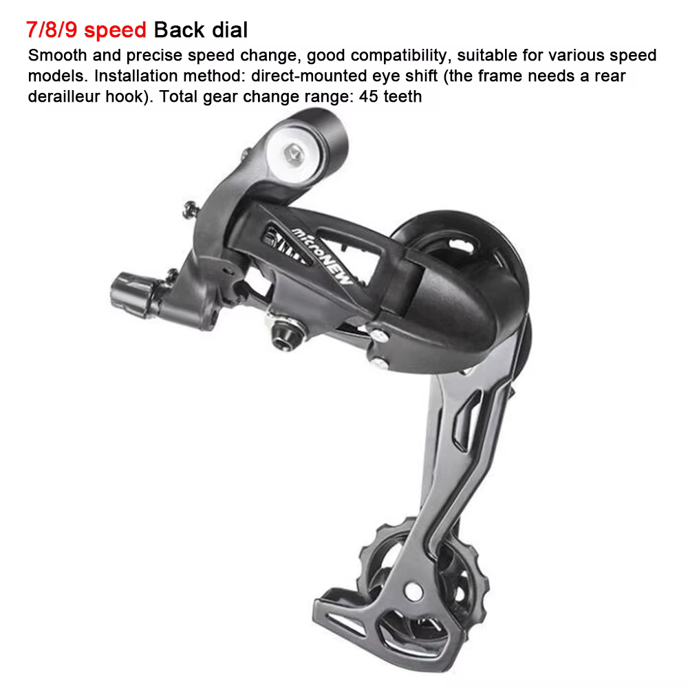 Dérailleur arrière de vélo vtt 7/8/9 10 11 12 vitesses, changement de vitesse pour vélo de montagne,