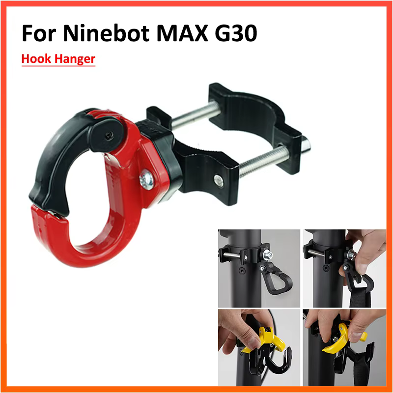 Crochet de sac suspendu en alliage d'aluminium pour Scooter électrique NINEBOT MAX G30, crochet de G