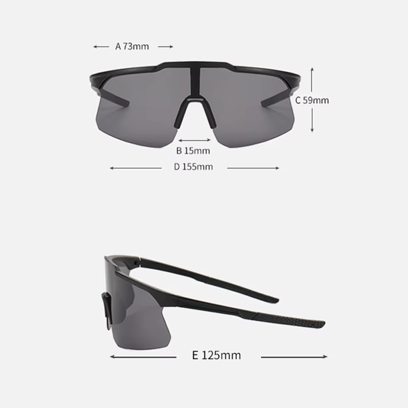 Lunettes de cyclisme Sports de plein air UV400 lunettes de soleil de vélo pour hommes femmes vélo de