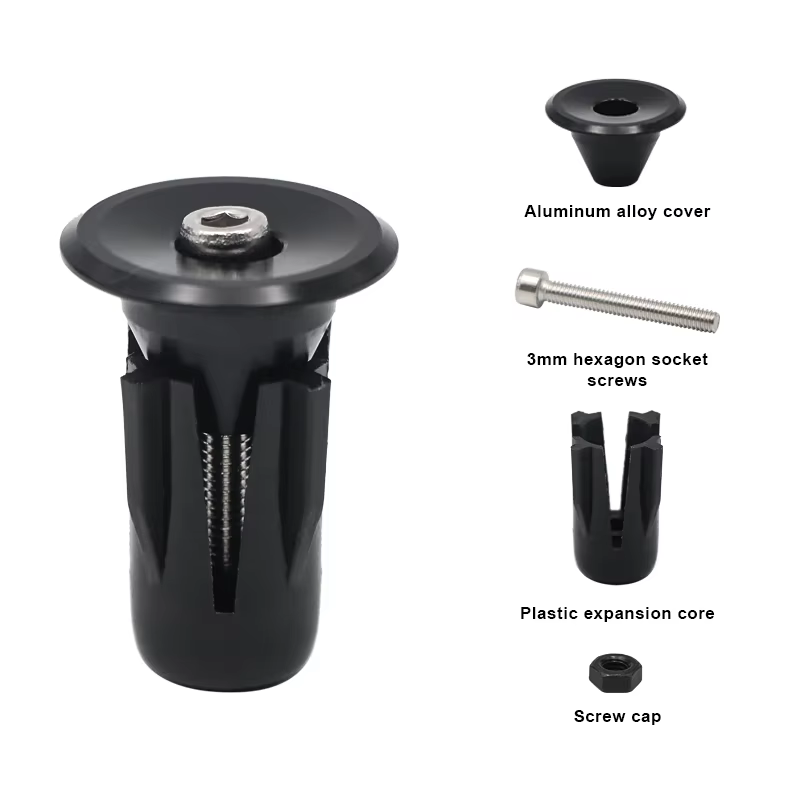 Embout de guidon de poignée de vélo, verrouillage en alliage d'aluminium, poignées de barre de poign