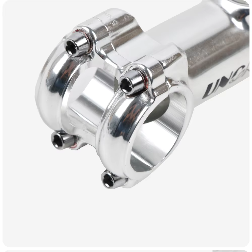 UNO tige de vélo Ultra légère argent 7/17/35 degrés 60 / 70 / 90 / 110 / 120 / 130mm vtt poignée de