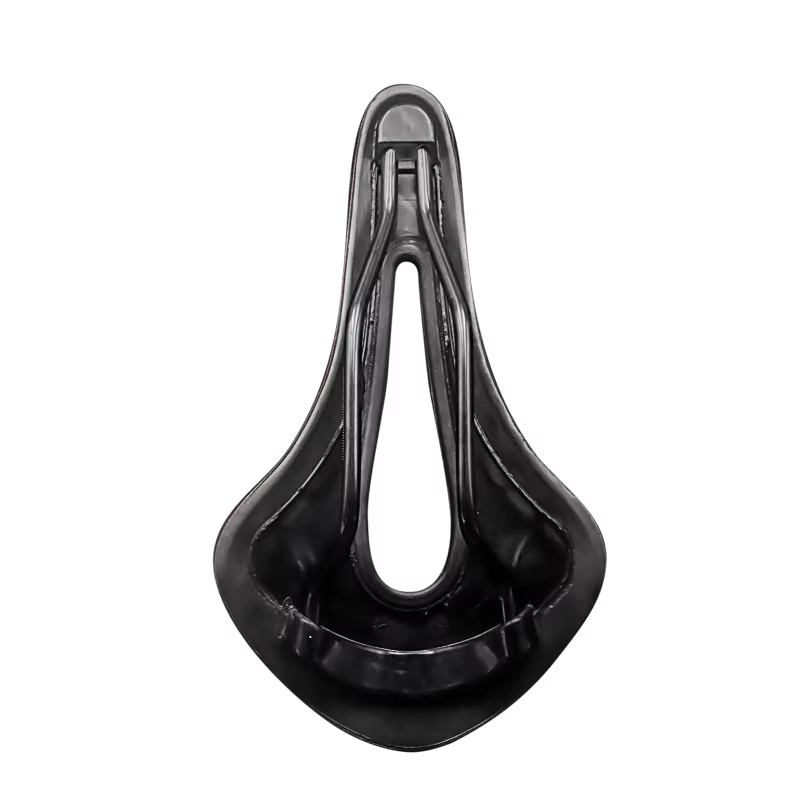 Selle de vélo en cuir PU, Design creux respirant, siège doux et confortable, vtt, vélo de route, cou