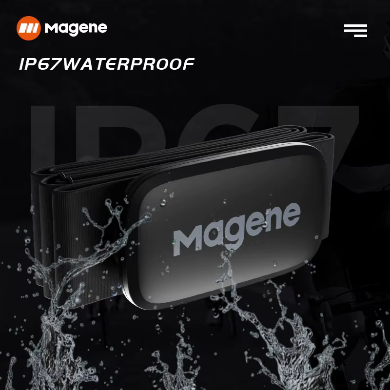 Magene Mover H64 capteur de fréquence cardiaque double Mode ANT Bluetooth avec sangle pectorale ordi