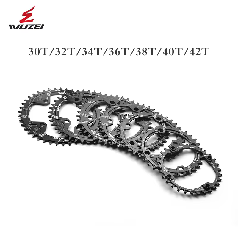WUZEI 104BCD – chaîne ronde 30T 32T 34T 36T 38T 40T 42T 44T 46T 48T 50T 52T, roue à chaîne étroite e