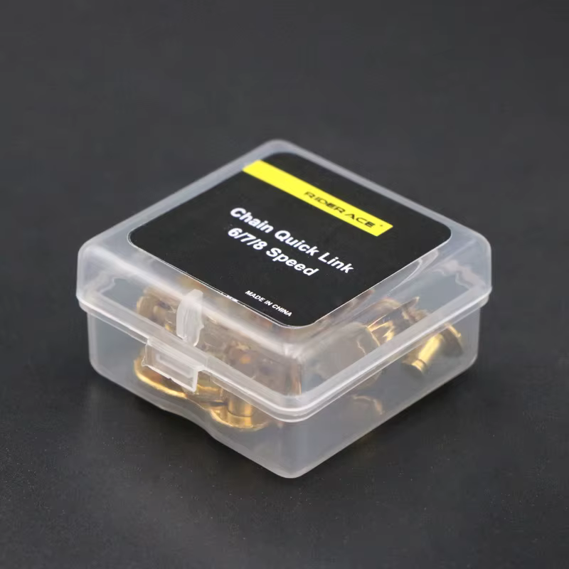 5 paires de joints de connecteur de maillon de chaîne de vélo, boutons magiques, maillons principaux