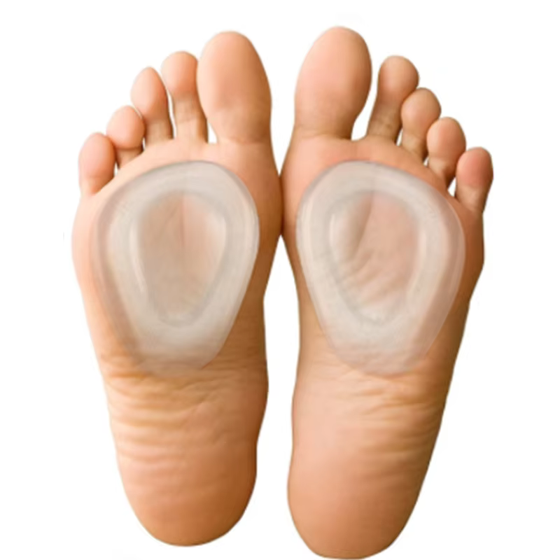 1 Paire de coussinets de soutien pour l'avant-pied, inserts de soin des pieds, semelles intérieures