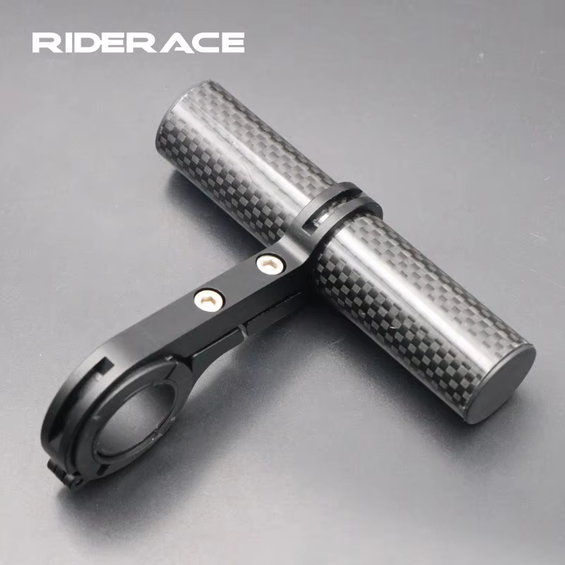 Support de barres de poignée de vélo en alliage d'aluminium, supports en Fiber de carbone pour phare