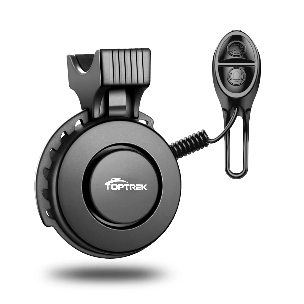 Toptrek vélo cloche électronique Scooter e-bike sirène trompette alarme vélo cloche USB Charge cycli