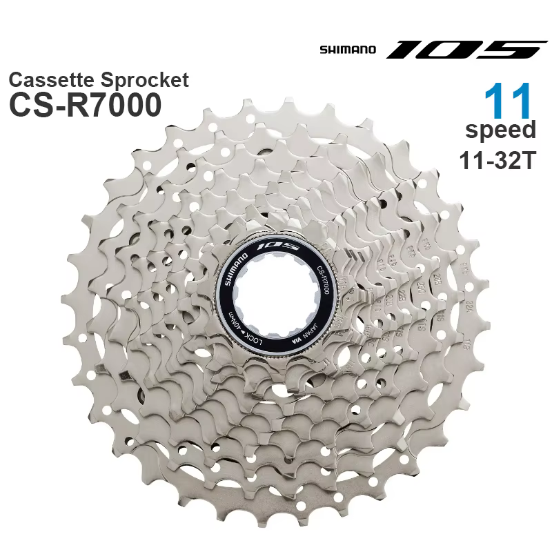 SHIMANO 105 R7000 11v pignon de Cassette CS-R7000 CS-HG700-11 11 vitesses 11-34T 11-28T 11-30T 11-32
