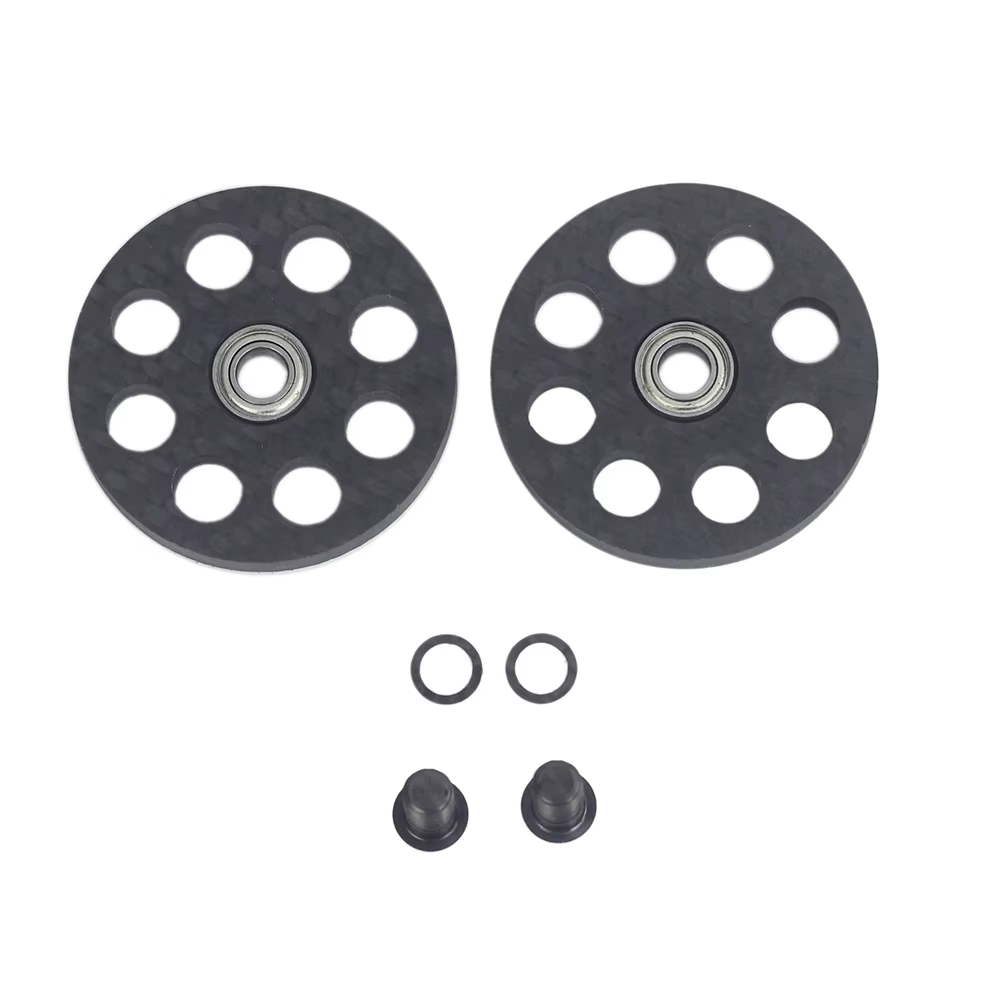 Aceoffix-Carbon Easy Wheels pour Brompton 3SIXTY, roulement de vélo pliant 360 avec roue EZ à boulon
