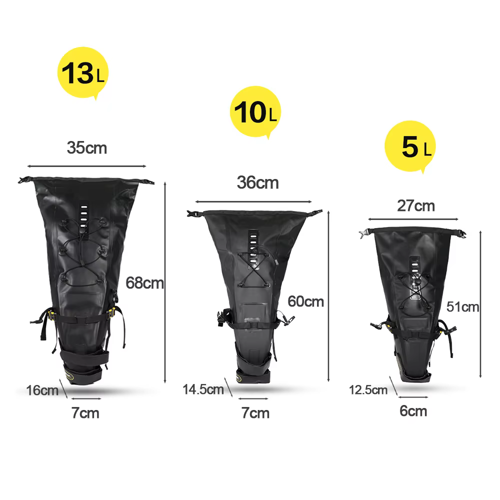Bal inowalk-Sac de vélo entièrement étanche, sac arrière T1 pour vélo de route et de montagne, sacoc