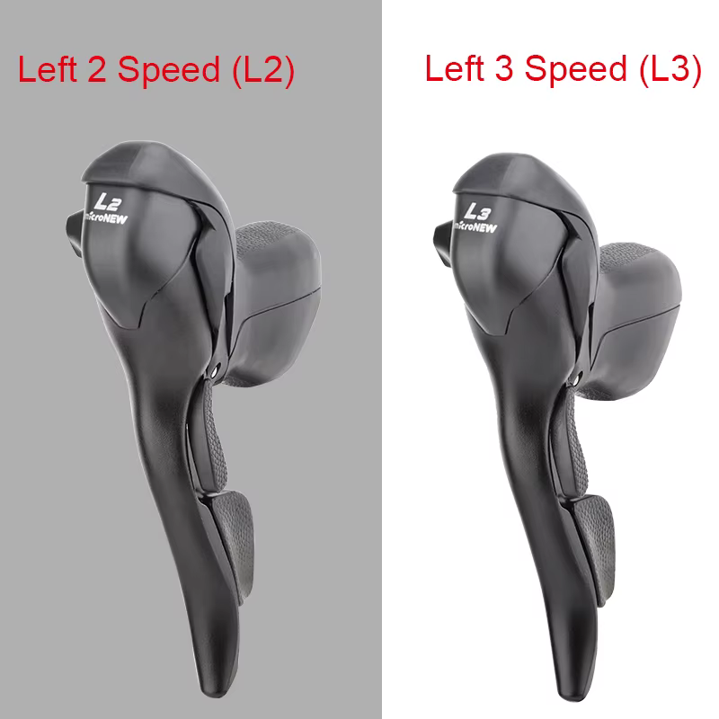 MicroNEW vélo de route manette de vitesse 2*10 vitesses pour guidon 22.2-23.8mm 7/8/9 vitesses doubl