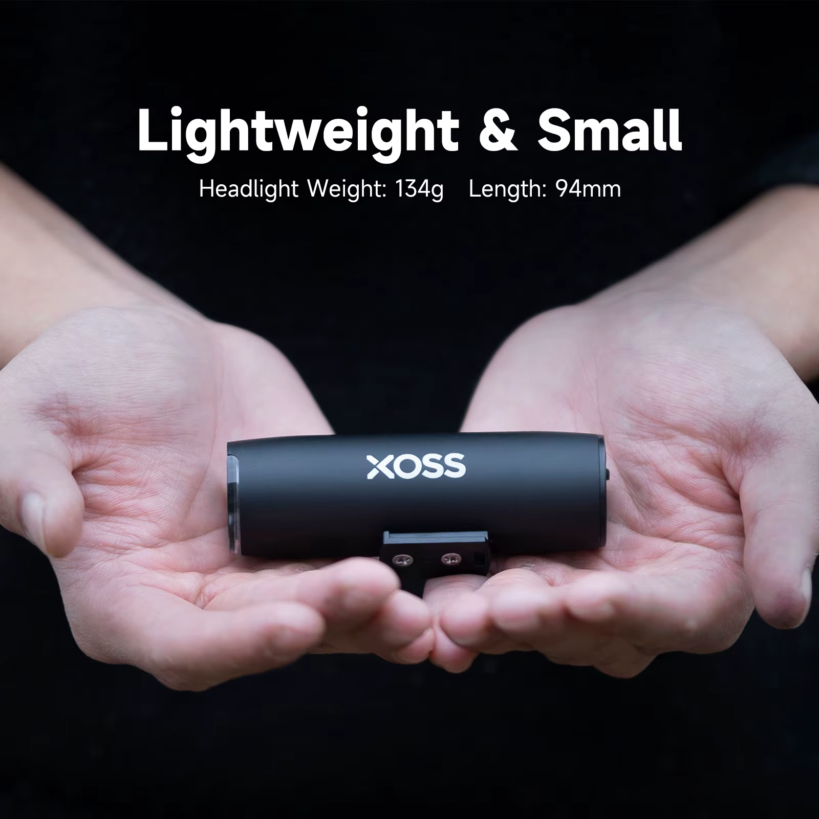 XOSS-Lampe de poche ultralégère pour vélo, lampe de sauna pour vélo, lampe frontale pour VTT, lampe