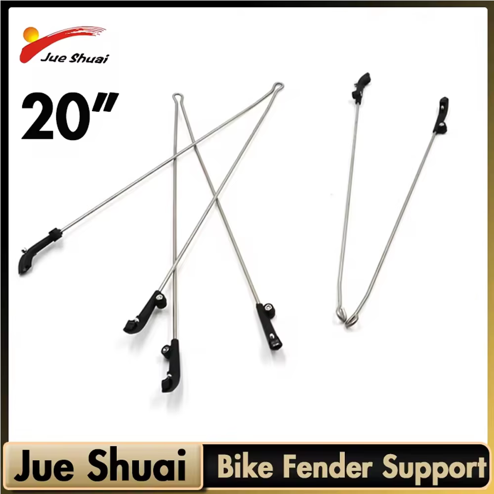 Support de garde-boue en alliage d'aluminium argenté pour vélo électrique, roue avant et arrière, vé