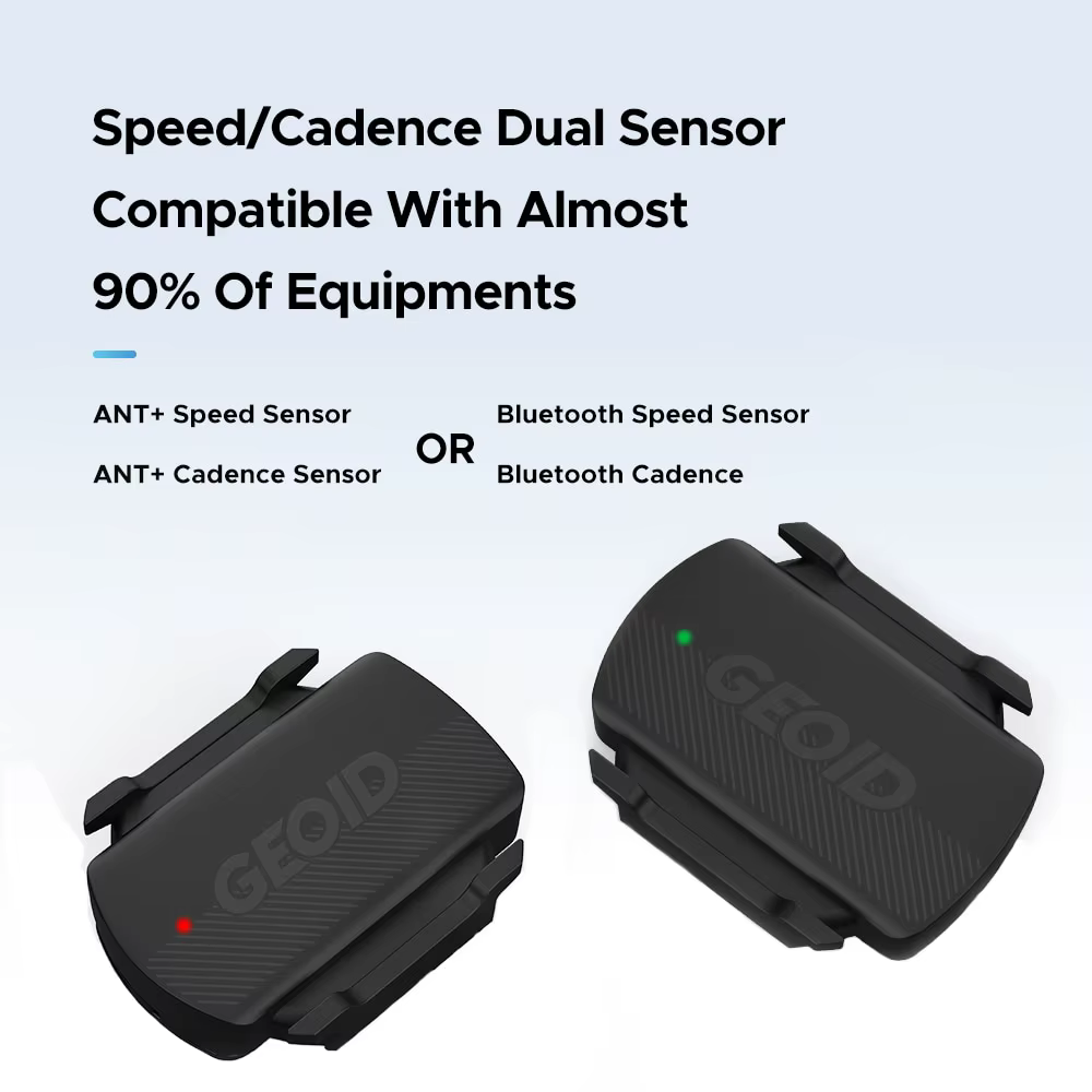 GEOID capteur de Cadence de vitesse de vélo fourmi Bluetooth pour ordinateur de cyclisme GPS double