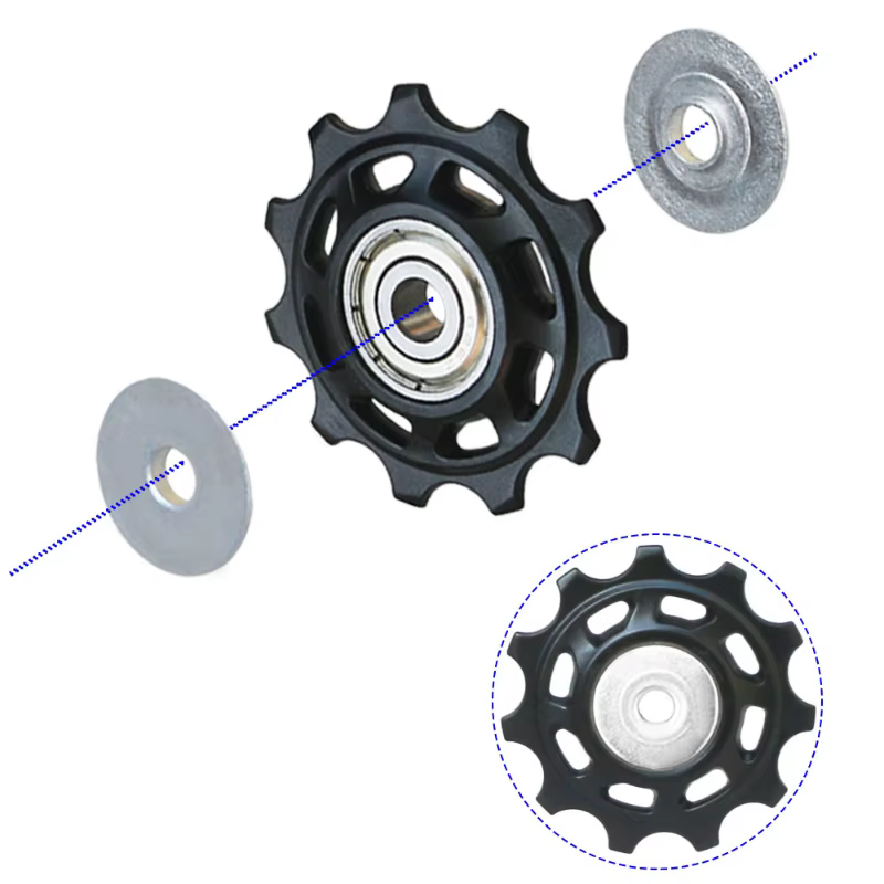 Roulement 11T 12T 13T 14T, roue de guidage arrière de vélo vtt, Jockey, dérailleur arrière, poulie,