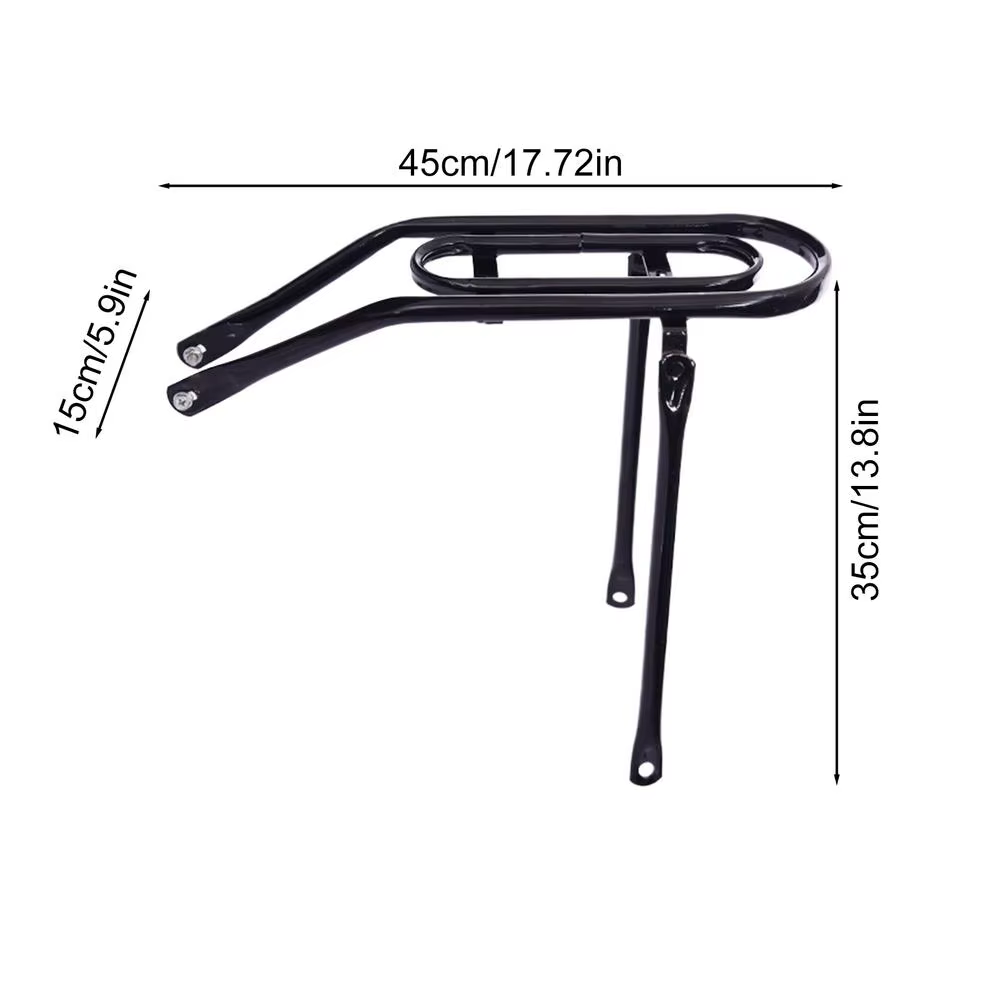Porte-bagages arrière léger pour vélo, support de transport pour sacoches et accessoires, idéal pour