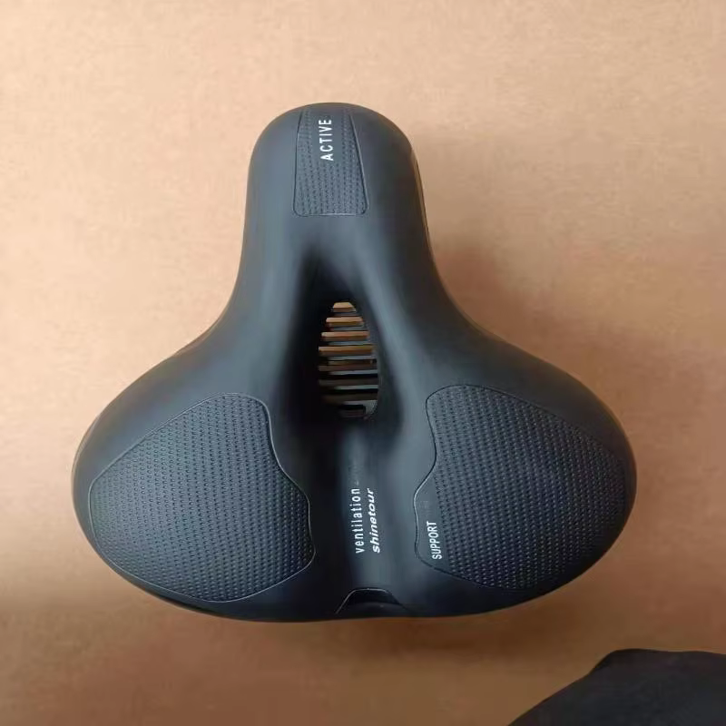 Hollow Breathable Bike Seat Shock Absorbing Comfort Big Butt Bicycle For Men Women Road Cycling Saf