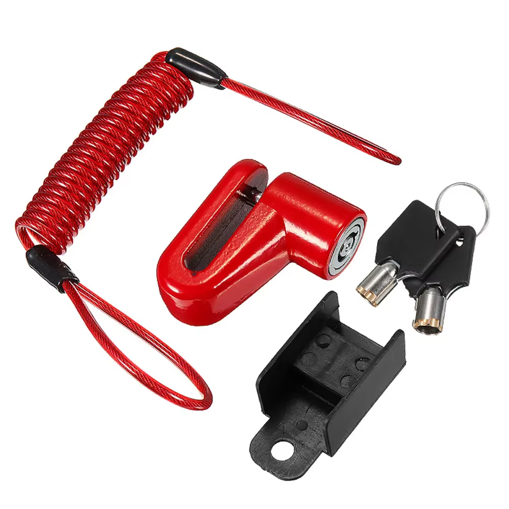 Verrou de frein à disque antivol avec fil d'acier pour Scooter électrique Xiaomi Mijia M365 /Pro 1S