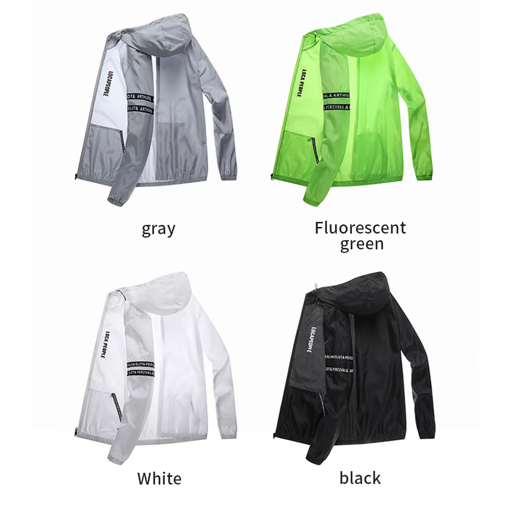 Protection solaire homme été cyclisme veste sport décontracté jeunesse manteau Anti-UV Sports de ple