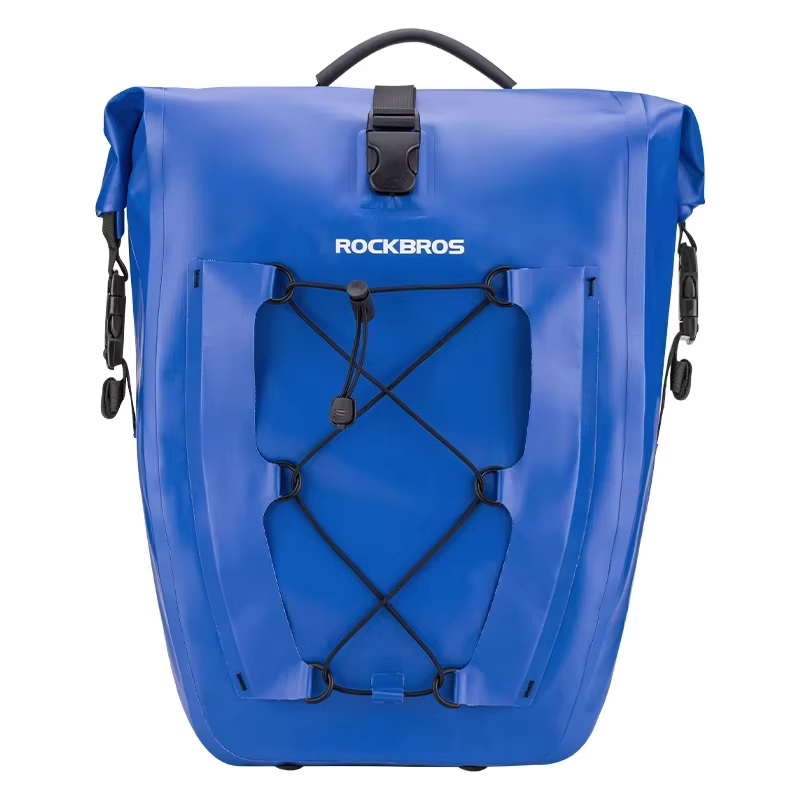 ROCKBROS étanche 25L vélo support sac voyage cyclisme sac panier PVC vélo arrière support siège arri