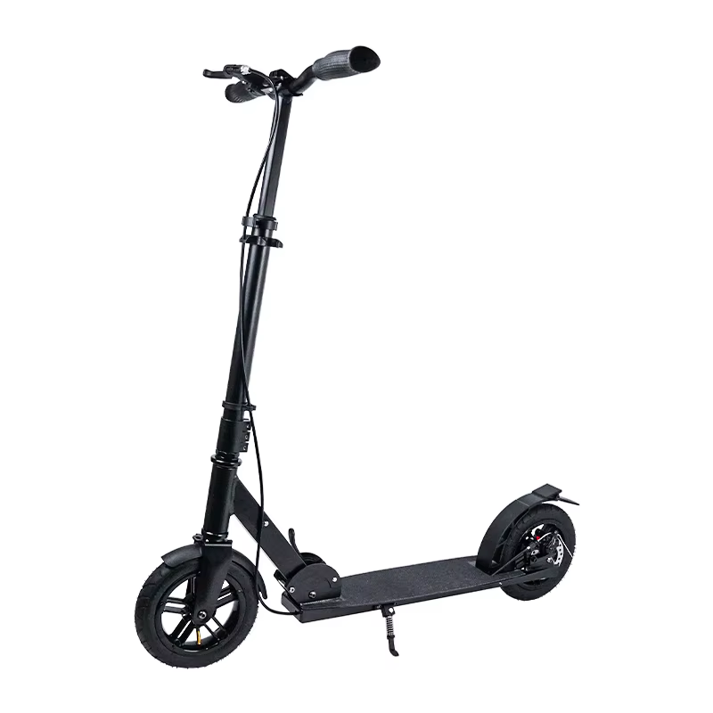 Trottinette pliable urbaine pour adultes, pneus gonflables de 200 mm, frein à disque, cadre en alumi