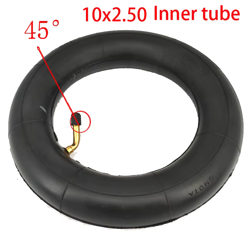 Chambre à air pour skateboard électrique, roue gonflable, 10 pouces, 10x2.5, 10x2.50