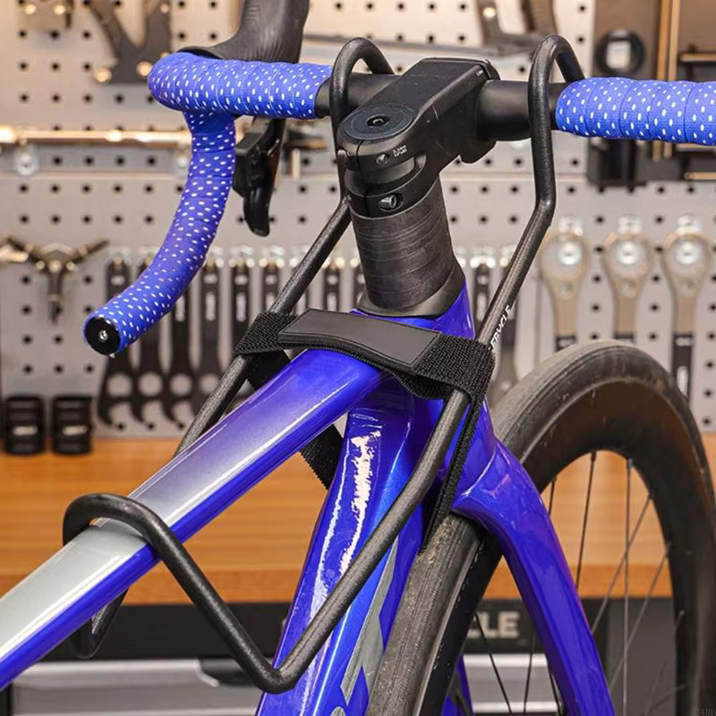 Stabilisateur guidon vélo, Support d'entretien, supports fixation guidon vélo, Support retenue Porta