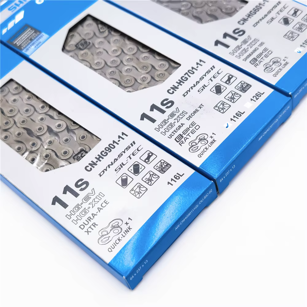 Chaîne de vélo Shimano CN-HG601/HG701/HG901 LG500 11 vitesses