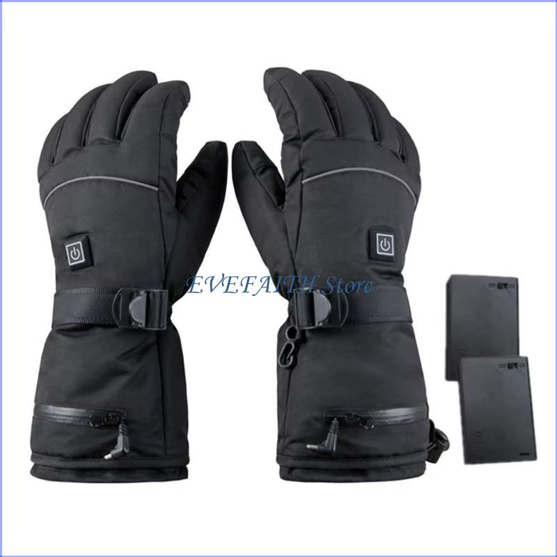Gants chauffants 124B, imperméables, pour écran pour vélos randonnée