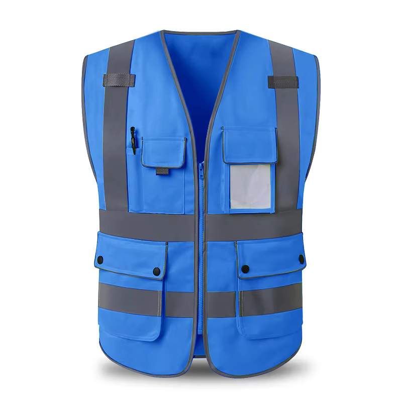 Gilets de sécurité orange avec logo imprimé, gilets de sécurité, nouveauté