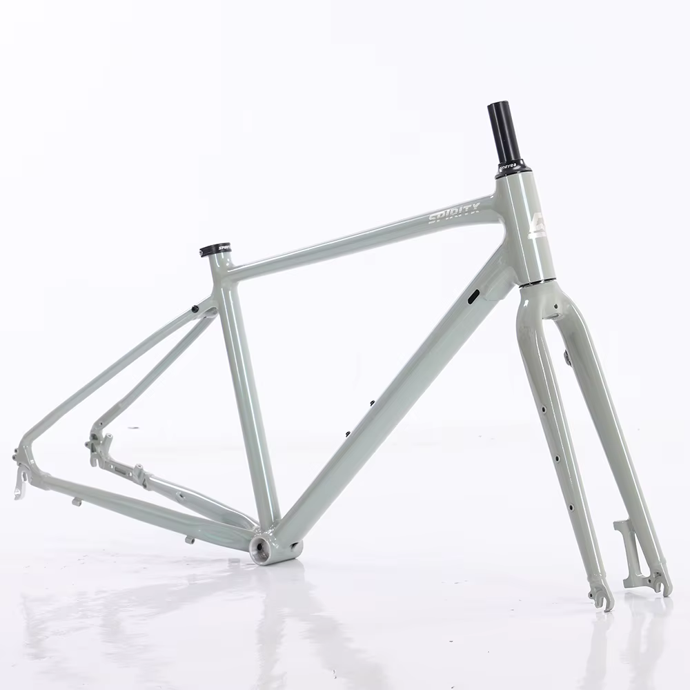 Cadre de vélo de gravier B.B 44x68mm O.L.D Avant 100mm/Arrière 135mm Frein à disque en alliage d'alu