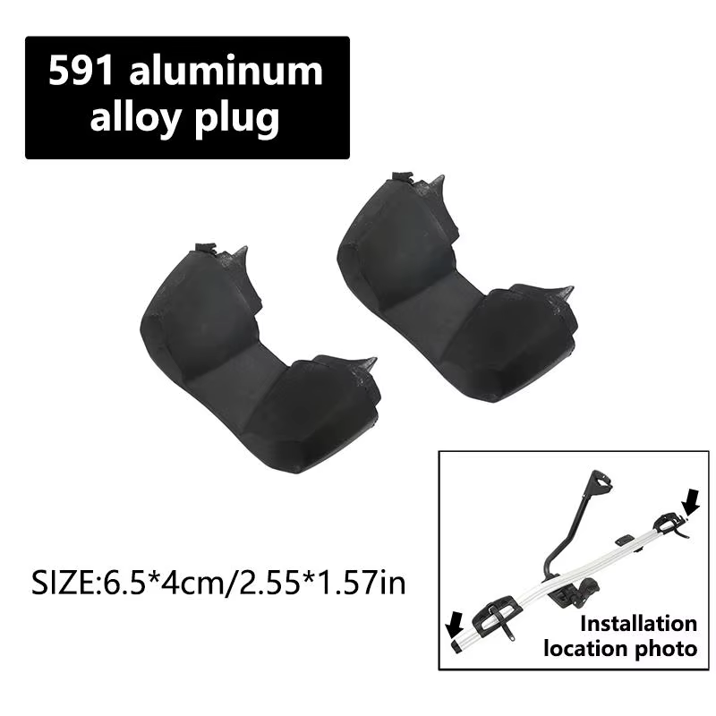 Adaptateurs de roue de vélo pour porte-vélos de toit Thule 599 598 591 568 564 561 532 933 926, 2 pi
