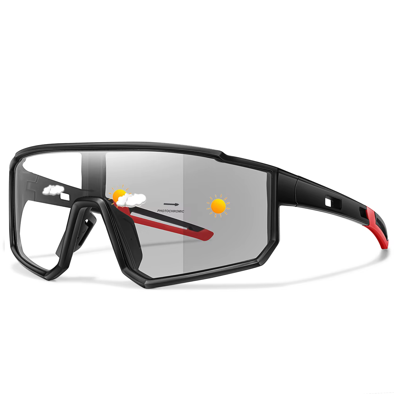 Marque de mode hommes femmes vélo lunettes photochromiques vtt vélo pêche course cyclisme sport lune