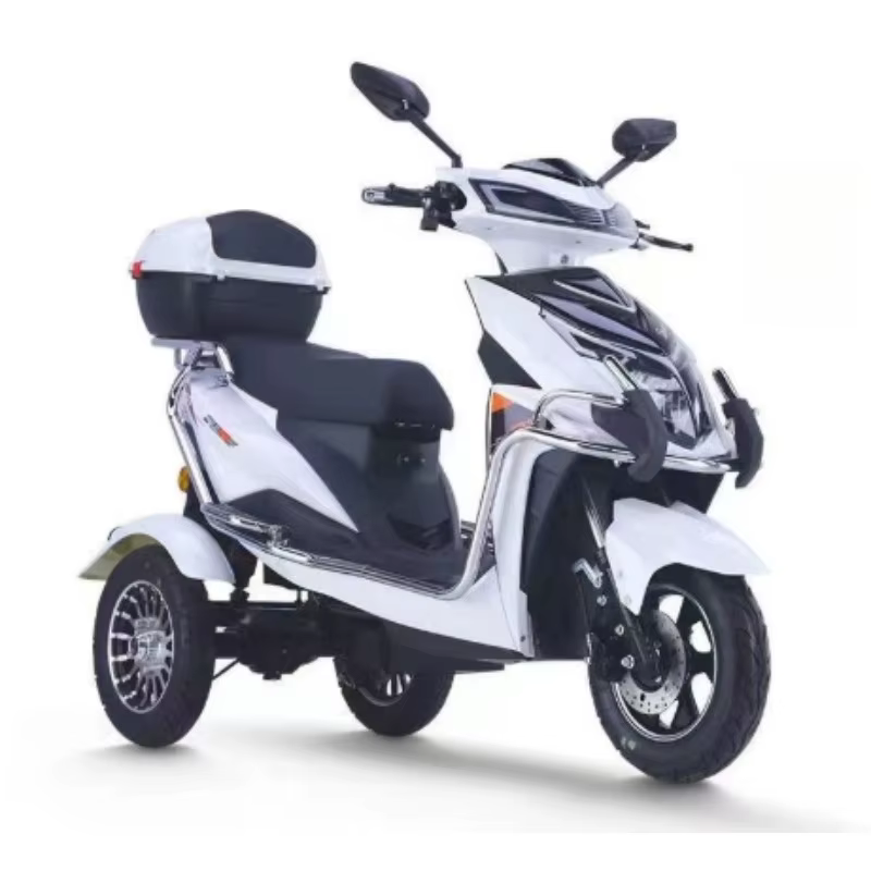 1000w 60v/72v Scooter électrique moto longue portée tambour avant + disque arrière Tricycle électriq