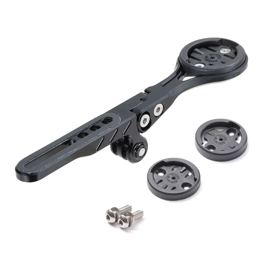 Support de guidon de vélo en alliage d'aluminium à angle réglable pour ordinateur de vélo Garmin Bry